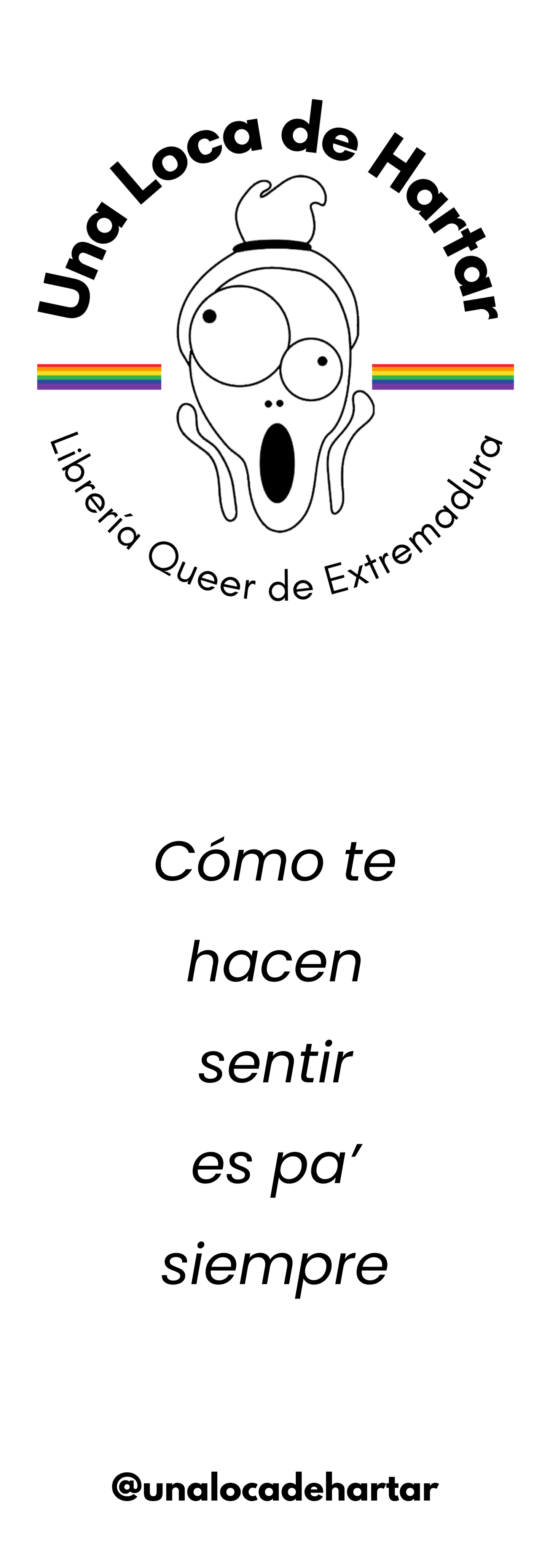 Marcapáginas Una Loca de Hartar