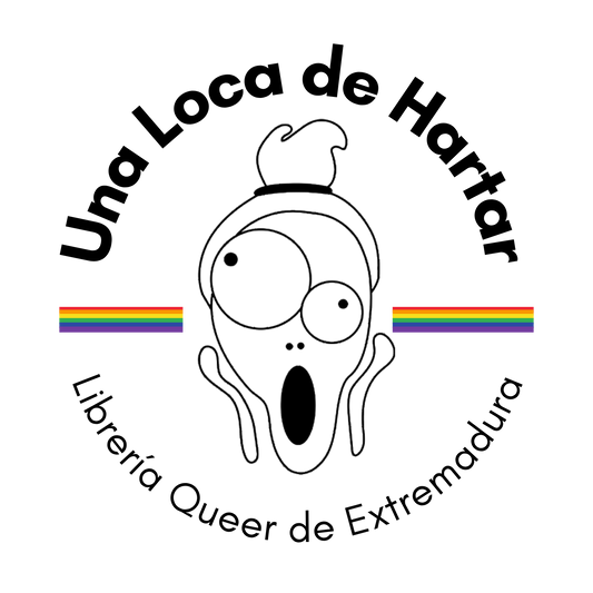 Pegatina Una Loca de Hartar