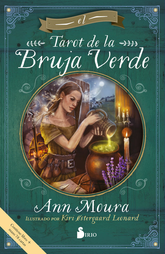 EL TAROT DE LA BRUJA VERDE, estuche libro + cartas