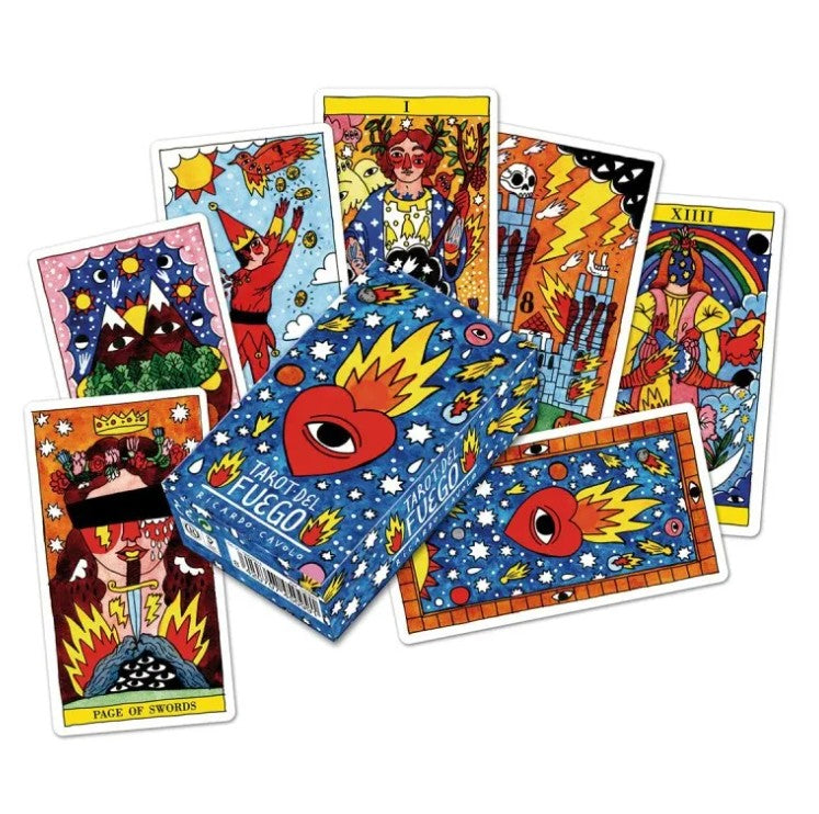BARAJA CARTAS TAROT DEL FUEGO